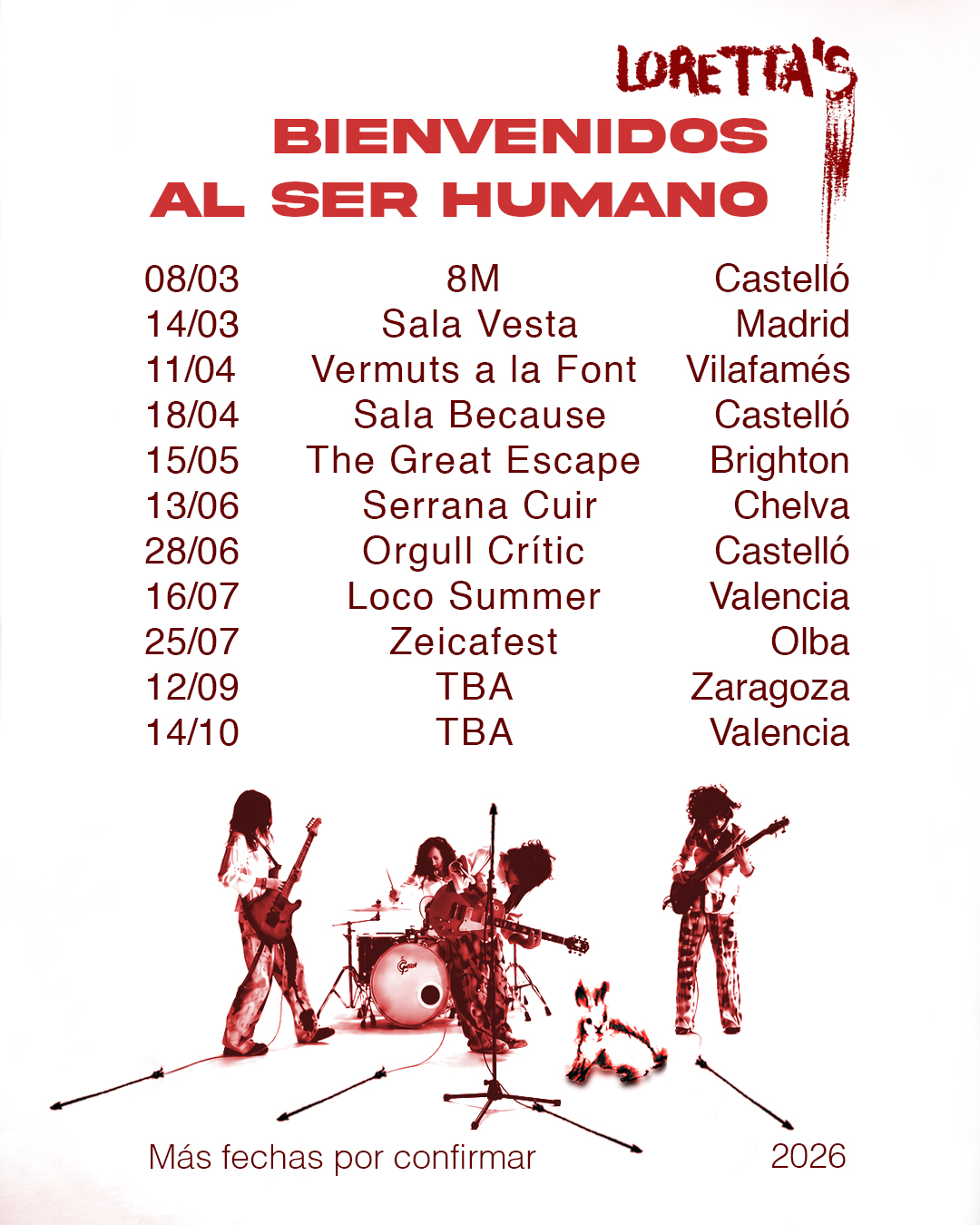 cartel gira lorettas 26